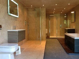 Our prestigue bathroom showroom in Prestbury, Cheltenham