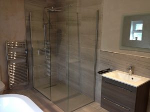 Prestbury Bathrooms have just redesigned, supplied and transformed a bathroom in Leckhamption, Cheltenham.