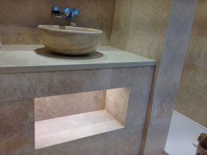 Prestbury Bathrooms have just completed another luxury recessed installation in Cheltenham.