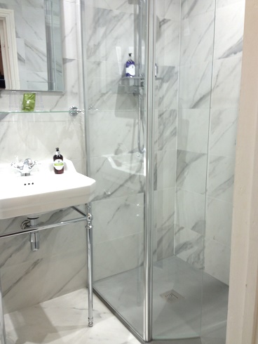 Prestbury Bathrooms has just renovated some of Cleeve Hill Hotel's wetrooms